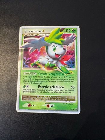 Carte Pokémon Shaymin Niv. X DP39 - Promo - Promos Black Star DP Diamant et Perle