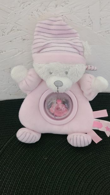 doudou hochet ours nicotoys