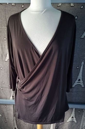 Blouse marron taille 48-50