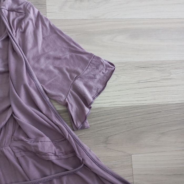 Chemisier long femme mauve taille M - photo numéro 4