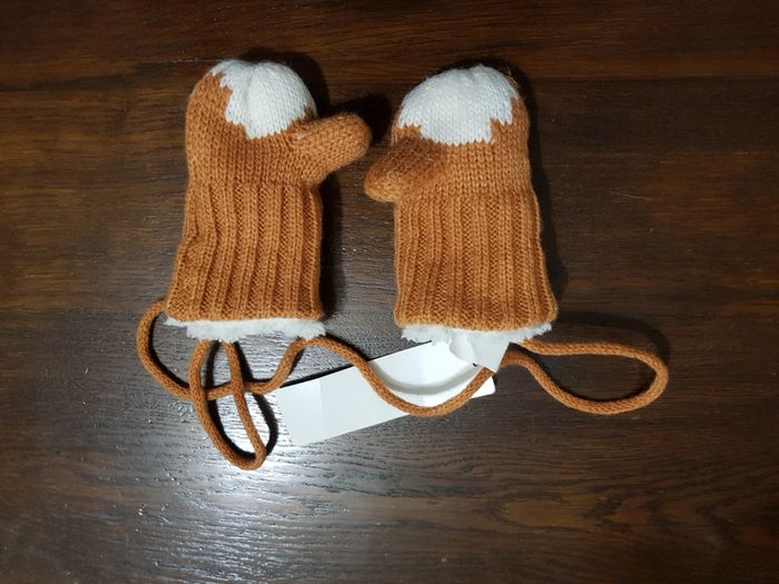 Gants moufles renard bébé - photo numéro 2