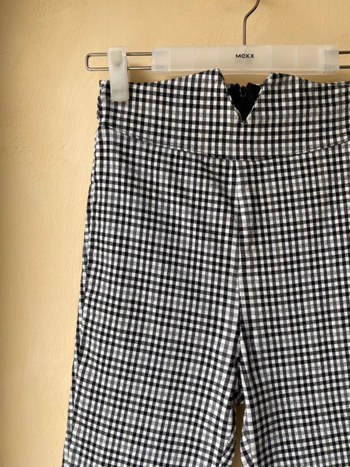 Pantalon taille haute Vichy L