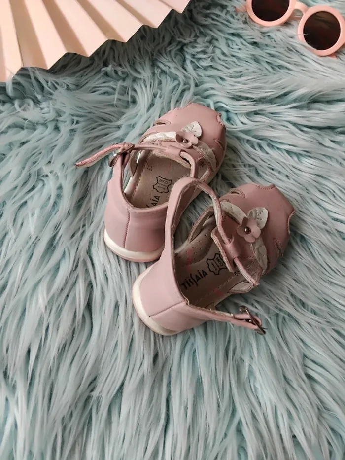 🕶 sandales fille rose 21 - photo numéro 3