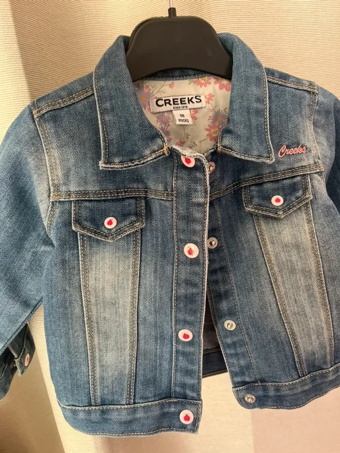 Veste jeans creeks 18 mois - photo numéro 3
