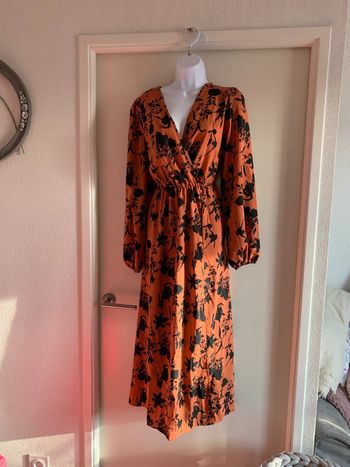 Robe longue fendue