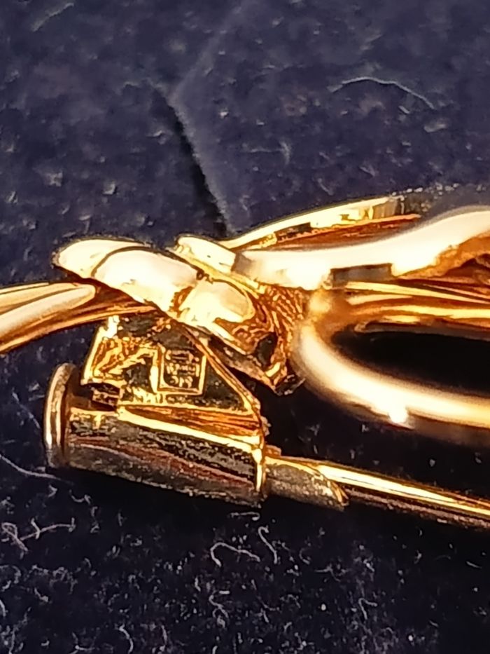 Broche plaqué or. - photo numéro 7