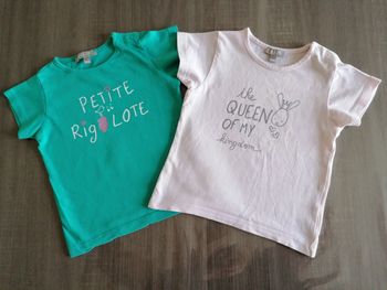 Lot de 2 T. Shirts 12 mois