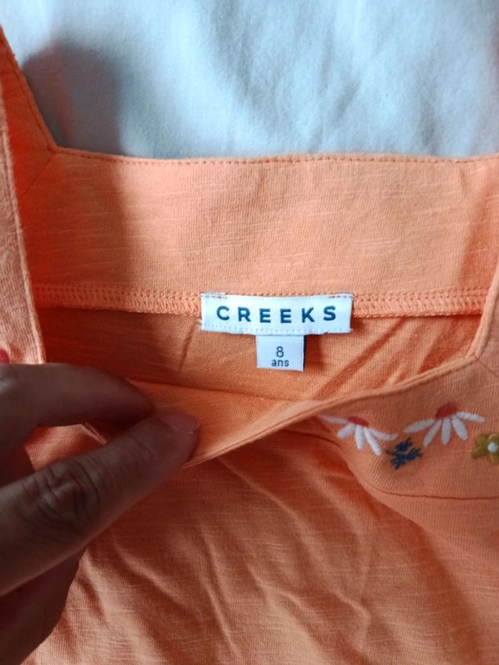 T shirt sans manches creeks taille 8ans - photo numéro 2