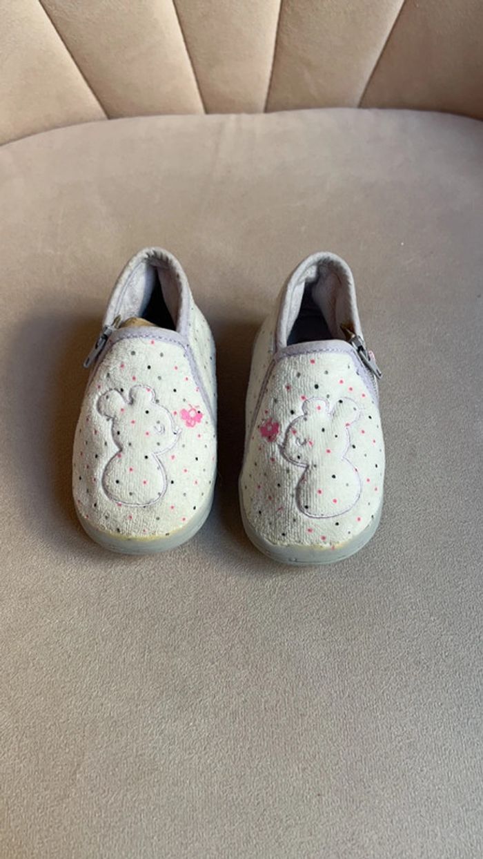 Chaussons Obaibi idéal crèche fille taille 19