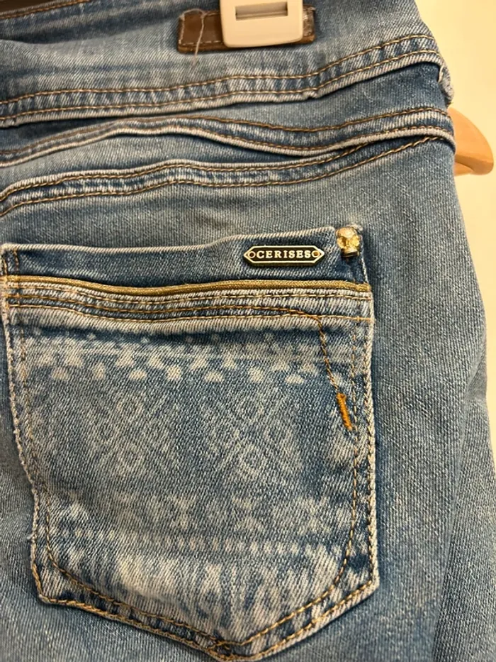 Jean Temps des Cerises – Taille 31 – Bleu délavé - photo numéro 6