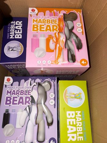 Marble bear action 