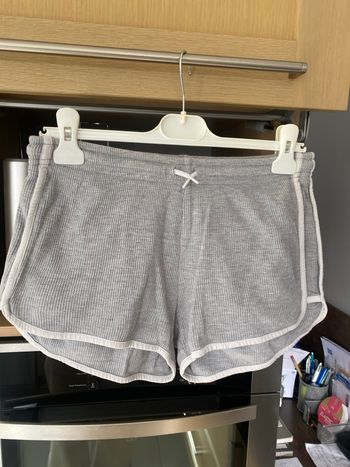 Short, gris, femme, taille XS