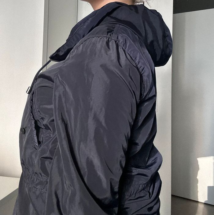Veste coupe-vent bleu marine – Comptoir des Cotonniers – Taille 40 - photo numéro 4