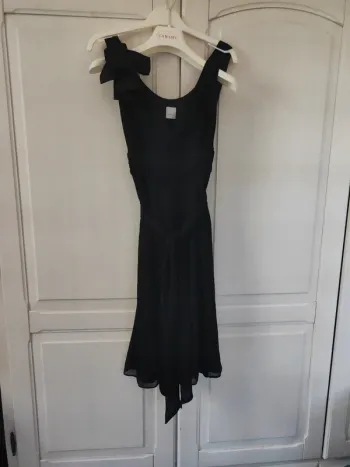Robe habillée Camaïeu noire