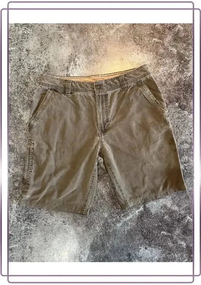 Short kaki cargo homme Bass&co 34x32 Pantaloncini carpentiere uomo Zimmermannsshorts Herren