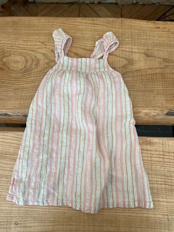 Robe 4 5 ans Primark débardeur été légère à rayures