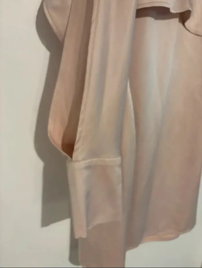 Robe courte nude satinée Missguided – Taille 38 - photo numéro 8