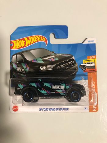 Miniature hot wheels ford ranger raptor