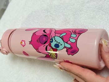 Gourde Lilo et stitch rose 