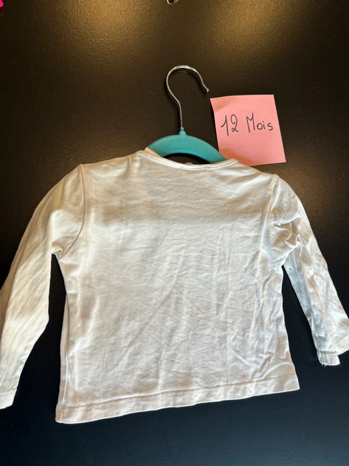 Teeshirt manche longue blanc - photo numéro 2