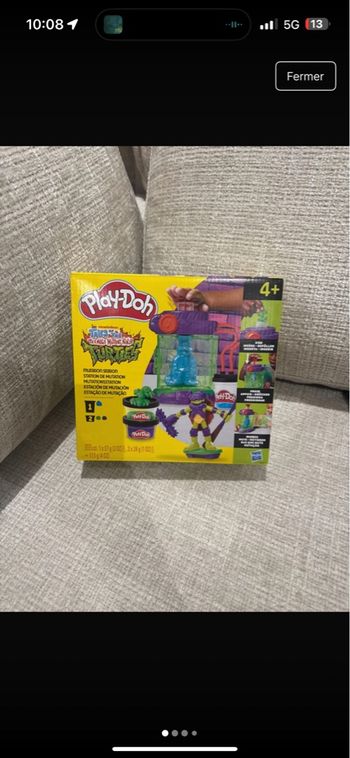 Play-doh les tortue ninja station de mutation