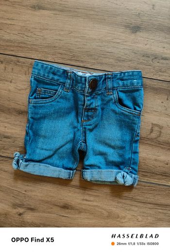 Short en jeans