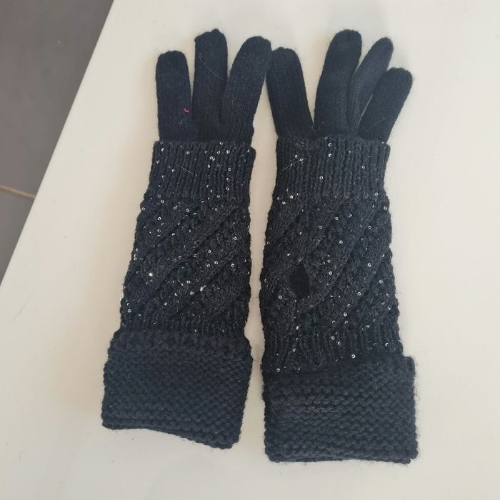 Gants mitaines noirs gemo - photo numéro 5
