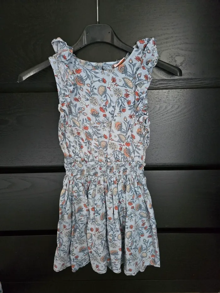robe bleu fleur Tape a l'œil