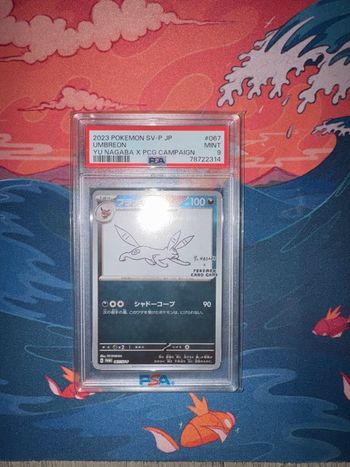 Carte Pokémon Noctali 067/SV-P PSA 9