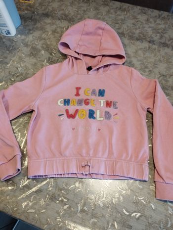 Pull à capuche 10 ans fille