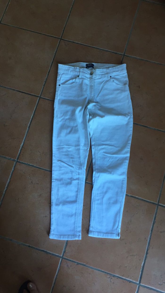 Pantalon écru fille T16 ans Kiabi