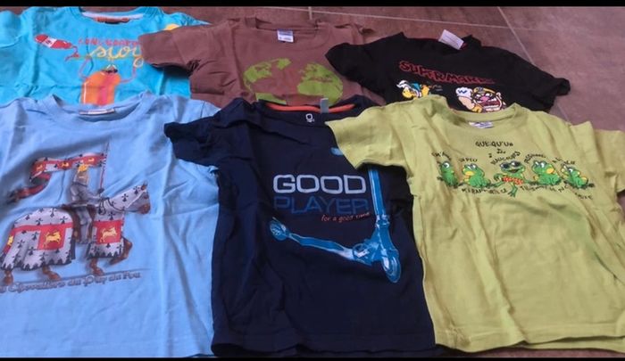 Lot de 6 tee-shirts manches courtes 6 ans