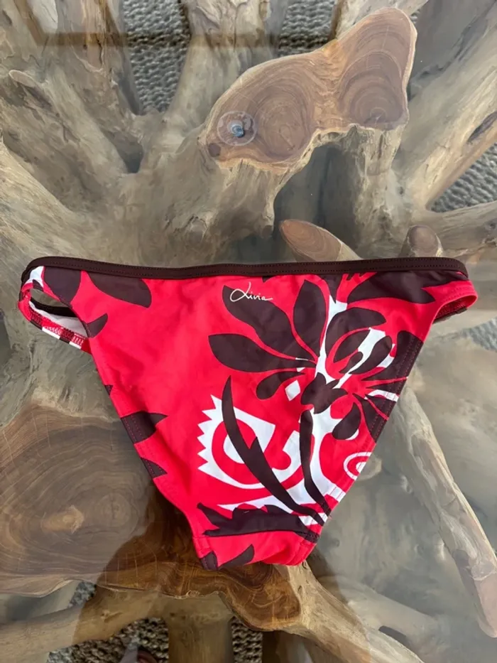 Bas de maillot de bain Livia rouge marron 36 - photo numéro 2
