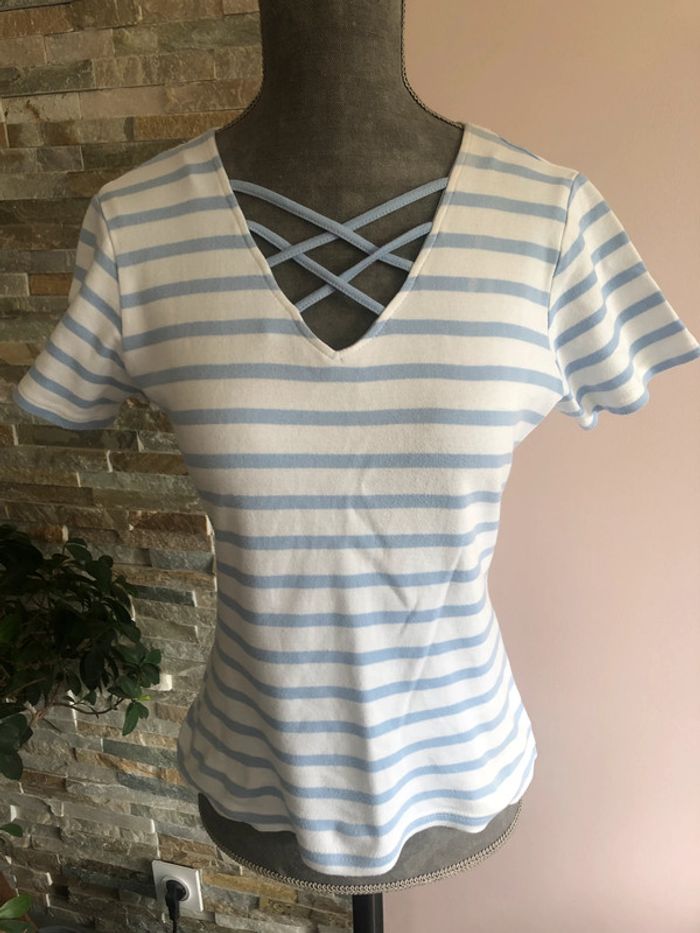 T-shirt rayé 38