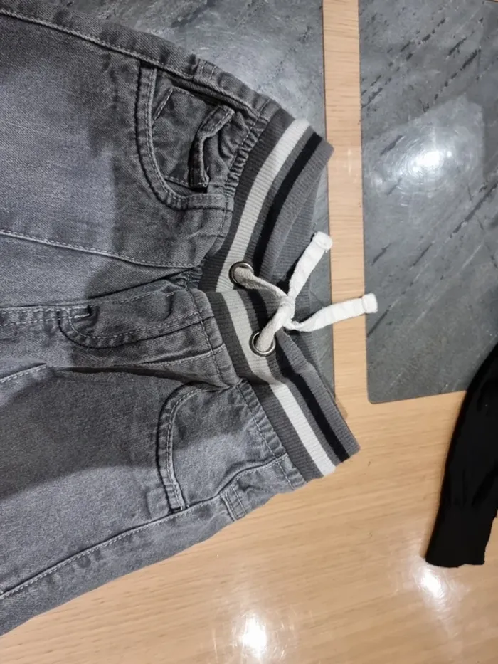 Jeans gris - 8 ans - In Extenso - photo numéro 2
