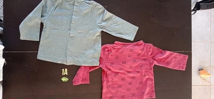 Lot de 2 tee-shirts 1 an - photo numéro 2