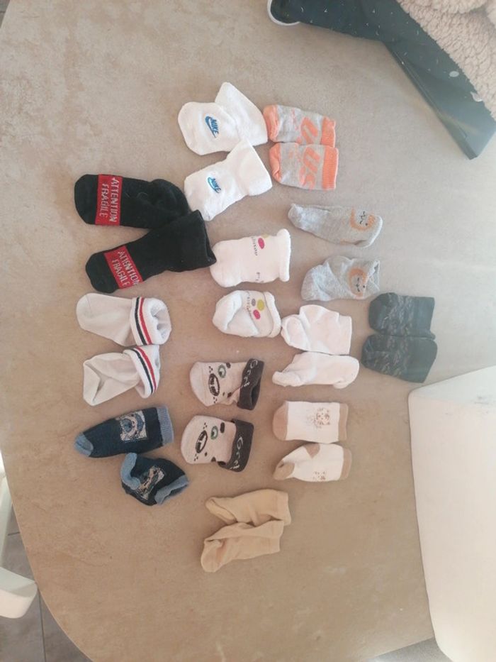 Lot de 12 paires de chaussettes bébé