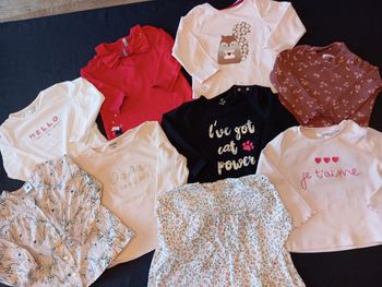 Lot vêtements fille 18 mois 
