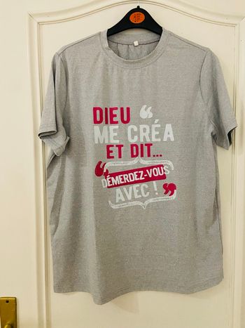 Tee Shirt femme humoristique taille L neuf