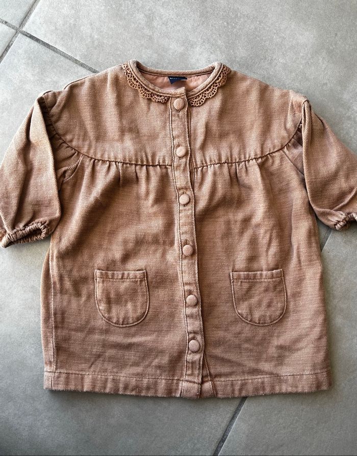 Robe marron bébé fille 9 mois Kiabi