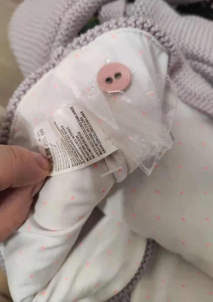 Gilet veste manteau bébé fille taille 12 mois Marèse - photo numéro 13