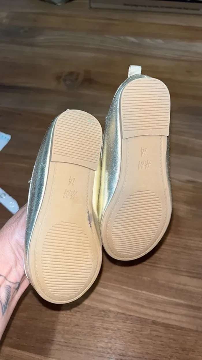 Ballerine doré H&M 24 - photo numéro 5