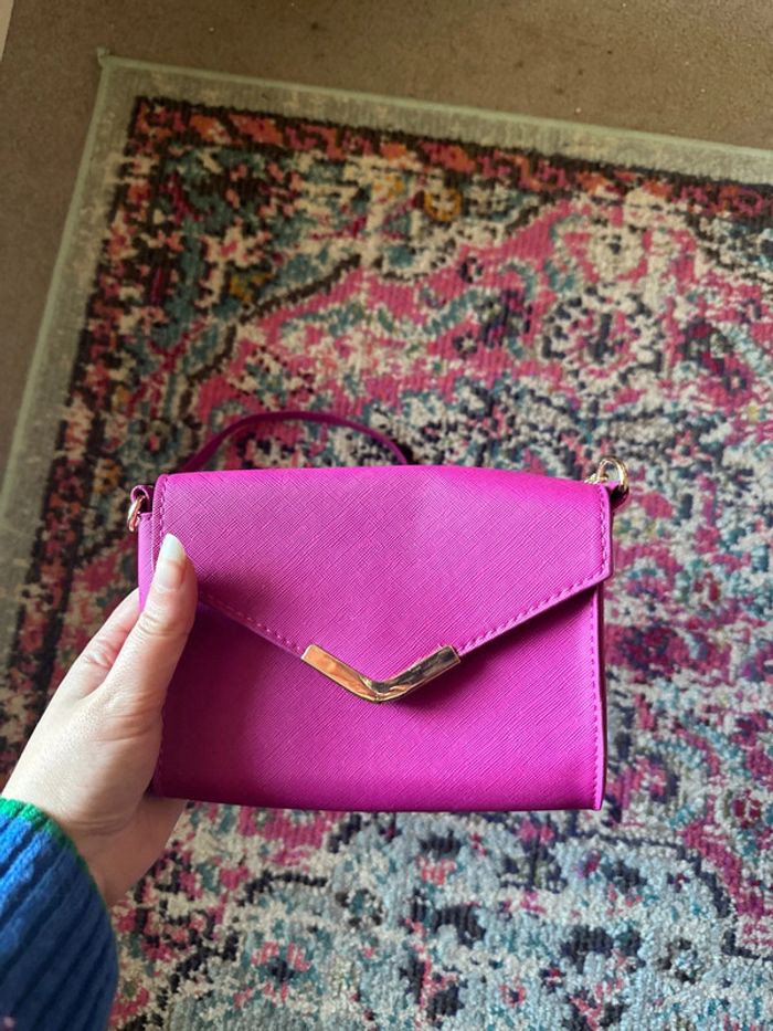 Petit sac bandoulière rose - photo numéro 2