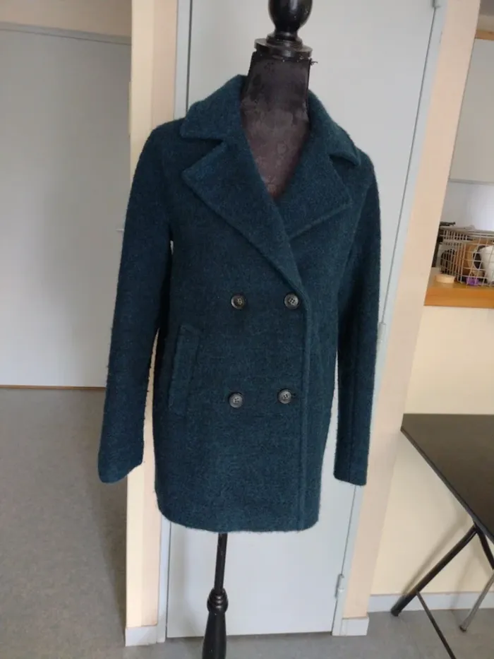 Manteau Caroll laine & alpaga taille 36 – Excellent état