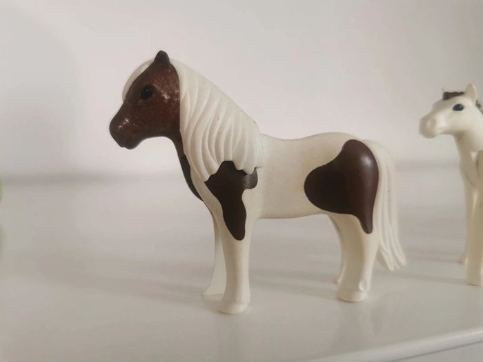 Playmobil lot animaux personnage cheval poney poulain cavalière écuyere - photo numéro 7