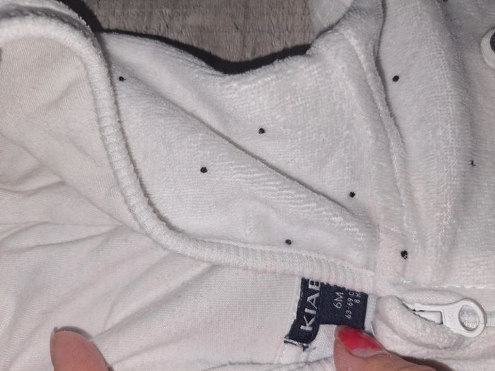 Gilet blanc fille 6 mois - photo numéro 2