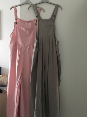 Lot 2 salopettes taille unique large