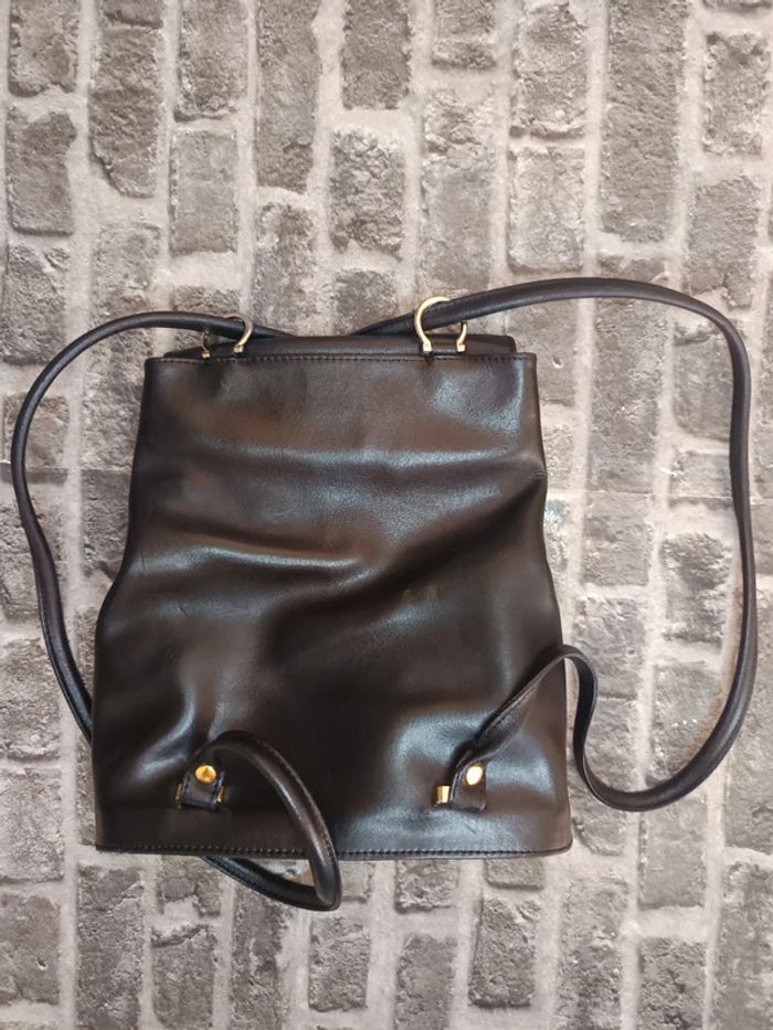 Sac à dos en cuir Lancaster Paris Multi-fonction - photo numéro 3