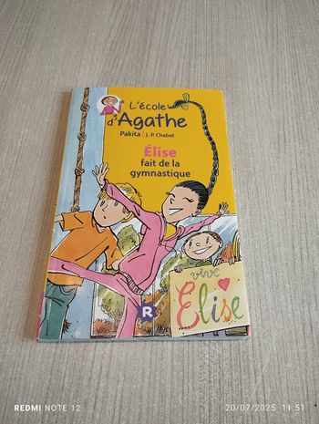 Livre l'école d'Agathe