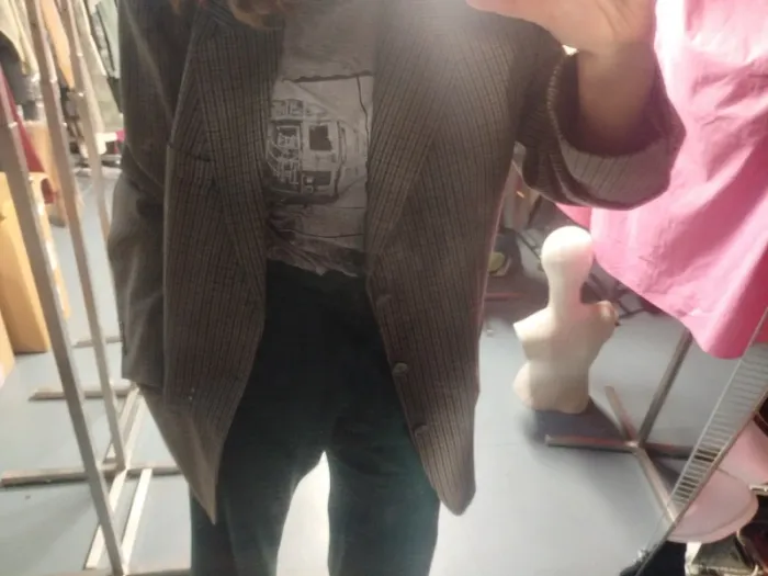 Veste costume - Blazer en Laine Homme Vintage Travelling x Ternyck Frères - Fabriqué en France - photo numéro 15